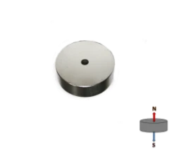 Neodymium Ring Magnet - OD12mm X H5mm X ID2mm | N35