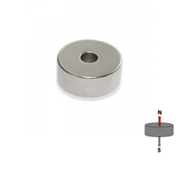 High-Strength Neodymium Ring Magnet (13mm x 5mm x 2mm) - N35 Rare Earth 1 High-Strength Neodymium Ring Magnet (13mm x 5mm x 2mm) - N35 Rare Earth