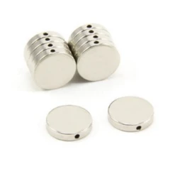 15mm x 5mm N42 Neodymium Disc Magnet with 2mm Center Hole