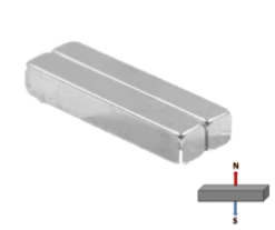 N48 Neodymium Block Magnet - 40mm x 10mm x 10mm Industrial Strength