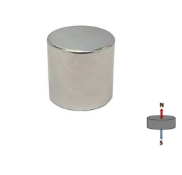 Super Strong N45 Neodymium Cylinder Magnet (15mm x 15mm) - 10.21kg Pull 1 Super Strong N45 Neodymium Cylinder Magnet (15mm x 15mm) - 10.21kg Pull