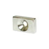 Strong Neodymium Block Magnet with Countersunk Hole - 20mm x 12mm x 5mm