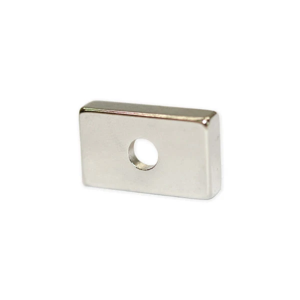 Strong Neodymium Block Magnet with Countersunk Hole - 20mm x 12mm x 5mm 2 Strong Neodymium Block Magnet with Countersunk Hole - 20mm x 12mm x 5mm - Image 2