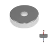 High-Power Neodymium Ring Magnet - 25mm OD x 10mm H x 5mm ID N35