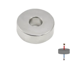 Neodymium Ring Magnet - OD25mm X H10mm X ID10mm | N35