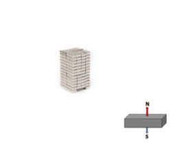 Neodymium Block Magnet - 10mm X 7mm X 2mm | N35