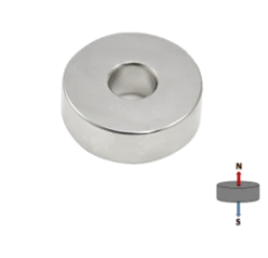 Neodymium Ring Magnet - OD76.2mm X H12.7mm X ID25.4mm | N35