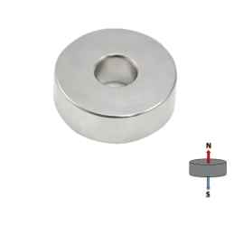 Neodymium Ring Magnet - OD76.2mm X H12.7mm X ID25.4mm | N35 1 Neodymium Ring Magnet - OD76.2mm X H12.7mm X ID25.4mm | N35
