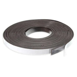30m Self-Adhesive Magnetic Tape Roll - 25mm Wide Flexible Magnetic Strip