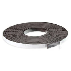 12.5mm Self-Adhesive Magnetic Tape Roll - 30m Flexible Magnetic Strip for Displays & Projects
