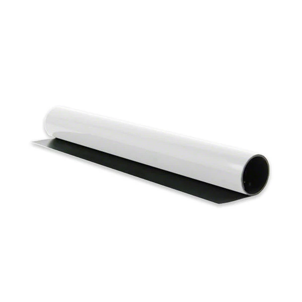 Gloss White Magnetic Sheeting Roll - 20m x 620mm x 0.4mm 1 Gloss White Magnetic Sheeting Roll - 20m x 620mm x 0.4mm
