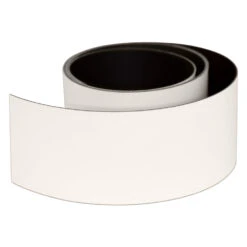 50mm White Rewritable Magnetic Tape - Flexible Write-On Labeling Strip