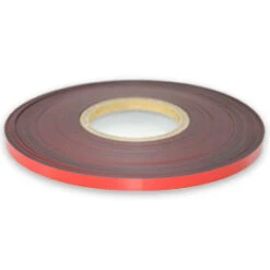 Red Magnetic Tape Roll - 10mm x 30m Flexible Strip for Labeling