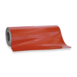 Red Magnetic Sheeting - 620mm x 0.8mm Flexible & Glossy Roll