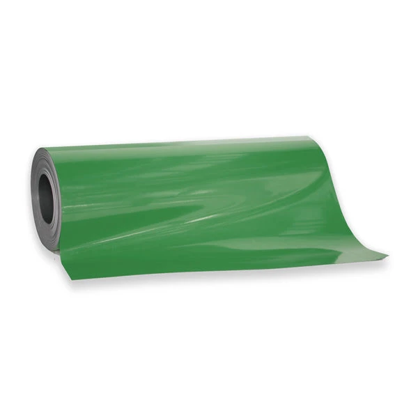 Vibrant Green Flexible Magnetic Sheeting | 620mm Wide x 0.8mm Thick 1 Vibrant Green Flexible Magnetic Sheeting | 620mm Wide x 0.8mm Thick