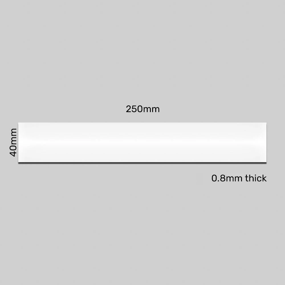 250mm x 40mm White Magnetic Labels - Flexible Warehouse & Shelf Organizers 2 250mm x 40mm White Magnetic Labels - Flexible Warehouse & Shelf Organizers - Image 2