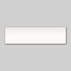 210mm x 57mm Rewritable White Magnetic Labels - Flexible Organization Strips