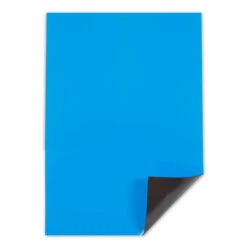 A4 Blue Magnetic Sheet - 0.8mm Flexible Cut-to-Size Labeling Magnet
