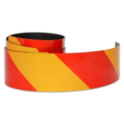 Hi-Vis Reflective Magnetic Hazard Tape - 50mm Wide (Per Metre)