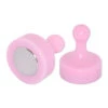Strong Pink Neodymium Pin Magnets for Whiteboards and Fridges - 4 Pack