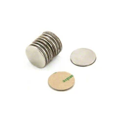 Self-Adhesive Neodymium Disc Magnets - 20mm X 1mm | N35 | NORTH SOUTH PAIR