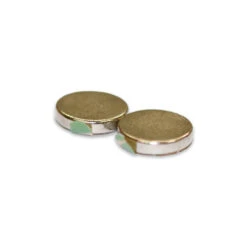 Strong 10mm Self-Adhesive Neodymium Disc Magnets - N35 North & South Pair