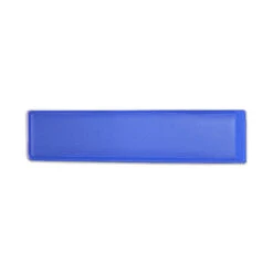 110mm x 25mm Blue Magnetic Card Holder for Whiteboards and Shelving
