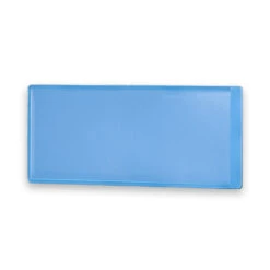Blue Magnetic Card Holder - 110mm x 50mm Reusable Labeling Solution