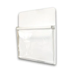 Magnetic Whiteboard Pocket Holder - Clear Document & Marker Pouch (165mm x 120mm)