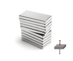 Powerful N45 Neodymium Rare Earth Block Magnet - 25.4mm x 12.7mm x 3.175mm