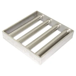 210mm Square Industrial Magnetic Grate - 10,000 Gauss Neodymium