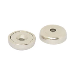 Strong Neodymium Countersunk Pot Magnet Pair - 10mm x 4.5mm (N/S Match)