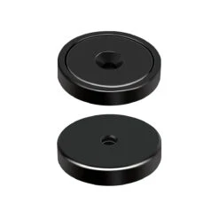 Heavy-Duty Neodymium Pot Magnet - Black Epoxy Coating - 32mm x 8mm -AMF Magnetics Shop AMFYPA32X 8