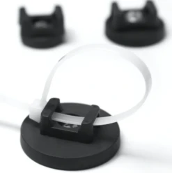 Magnetic Cable Tie Mount - Rubber Coated Neodymium Pot Magnet 31mm x 16mm -AMF Magnetics Shop CABLEMOUNTINGMAGNETB eae50853 b1c6 41de 8076 617632835de1