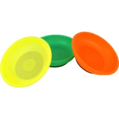 6-Inch Magnetic Parts Tray & Screw Holder - High-Visibility Green -AMF Magnetics Shop MAGNETIC BOWL 22104