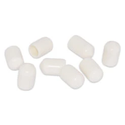 Magnart White Reusable Magnet Covers | 8-Pack Protective Rubber Caps