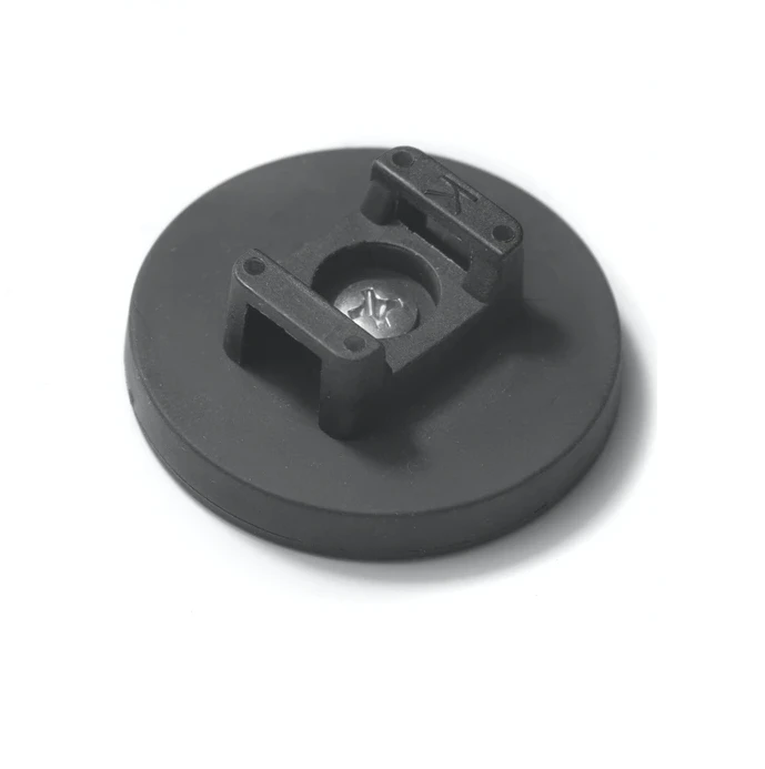 Heavy Duty 88mm Rubber Coated Neodymium Magnet with Cable Mount - 42kg Pull Force 1 Heavy Duty 88mm Rubber Coated Neodymium Magnet with Cable Mount - 42kg Pull Force