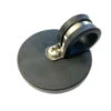D66mm Rubber Coated Neodymium Pot Magnet with 22mm P-Clamp Mount