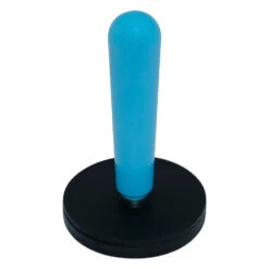 Neodymium Rubber Coated Female Thread Pot Magnet With Handle | 43mm Dia. X 60mm