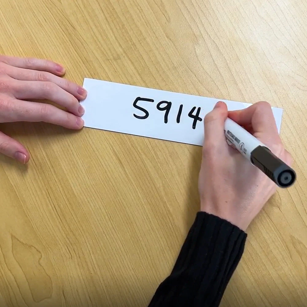 Rewritable Magnetic Label - 200mm x 50mm Gloss White Reusable Strips 2 Rewritable Magnetic Label - 200mm x 50mm Gloss White Reusable Strips - Image 2