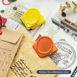 Heavy Duty Red Magnetic Memo Clip for Whiteboards and Fridges -AMF Magnetics Shop Square Round InSitu