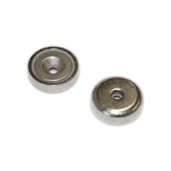 Heavy Duty Countersunk Neodymium Pot Magnets - 16mm x 5mm N/S Pair