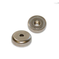 Heavy Duty Neodymium Pot Magnet with Round Hole - 23kg Pull Force, 32mm