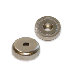 42mm Neodymium Pot Magnet with Round Hole - 32kg Pull Force