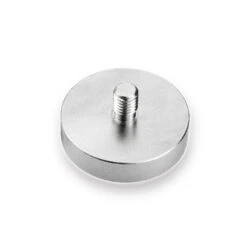 Male Thread Neodymium Pot Magnet - 42mm (D) X 20mm (TH) | M8 Thread