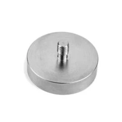 Heavy Duty 113kg Neodymium Male Threaded Pot Magnet - 60mm x 30mm