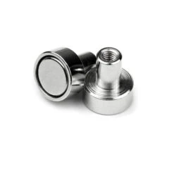 Strong Neodymium Female Threaded Pot Magnet - 10mm Diameter