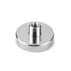34kg Neodymium Pot Magnet with M6 Female Thread - 32mm Industrial Magnet