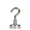 Neodymium Pot Magnet With Threaded Hook - 36mm Diameter X 47mm