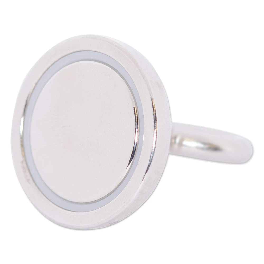 Neodymium Pot Magnet With Threaded Eyelet - 60mm X 8mm 2 Neodymium Pot Magnet With Threaded Eyelet - 60mm X 8mm - Image 2